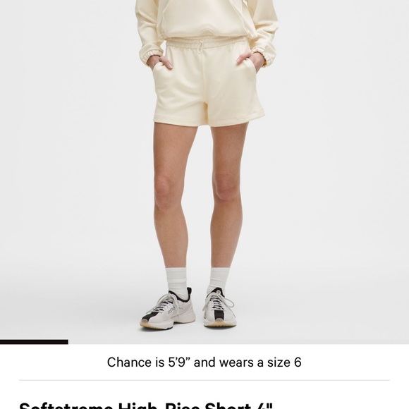 Lululemon softstreme high rise shorts - Picture 1 of 3